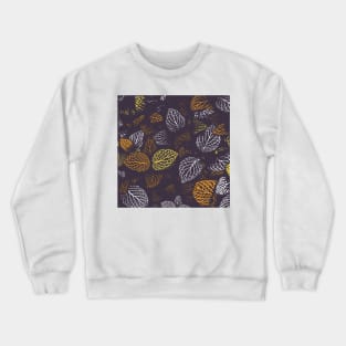 Autumn, Leaves Pattern 2 Crewneck Sweatshirt